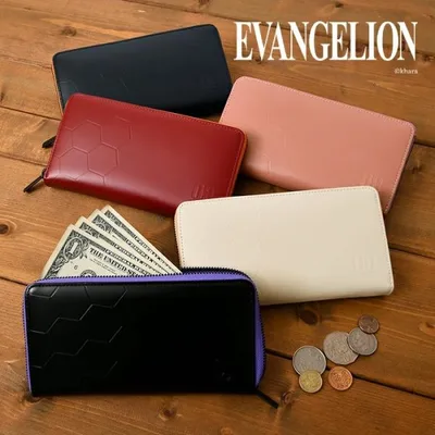 メンズ 長財布 ラウンドファスナー EVANGELION エヴァンゲリオン 89000 89001 89002 89003 89004