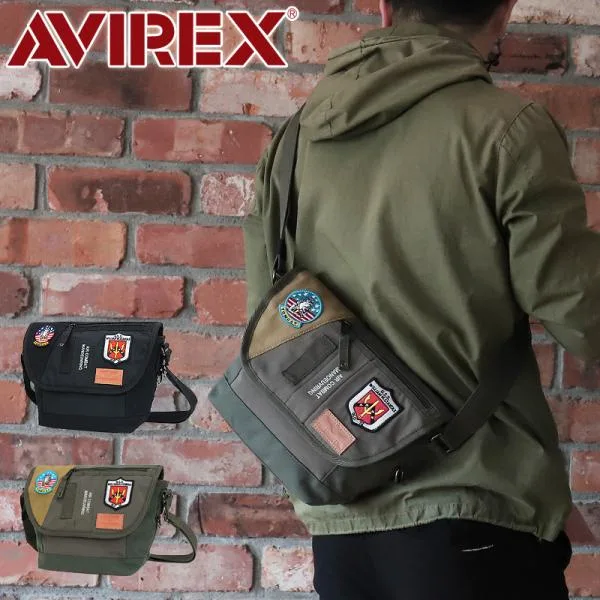限定品 AVIREX アヴィレックス EAGLE イーグル TOP GUN トップガン ショルダーバッグ 斜め掛けバッグ A5 ミリタリー AVX3520J メンズ レディース