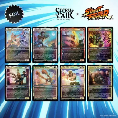 マジック:ザ・ギャザリング Secret Lair Feb2022 Superdrop Secret Lair x Street Fighter Foil Edition MTG 並行輸入品