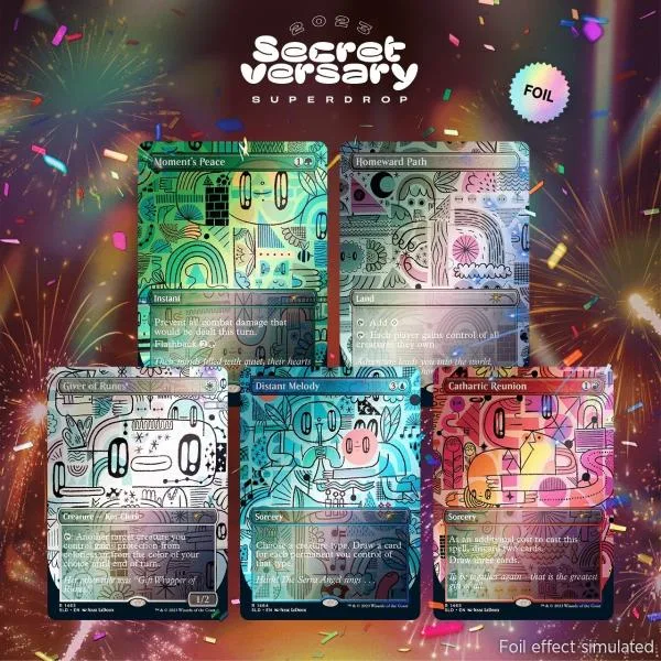 マジック:ザ・ギャザリング Secret Lair Secretversary 2023 Gift Wrapped Foil Edition MTG 並行輸入品