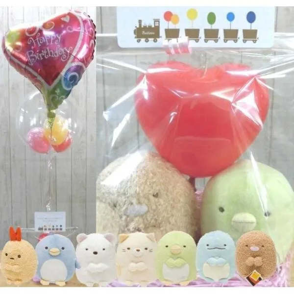 バルーン すみっコぐらし 電報 発表会 結婚式 誕生日 プレゼント サプライズ サンエックス 入学 卒業 入園 すみっこ 女の子 お祝い 人気 ちいかわ