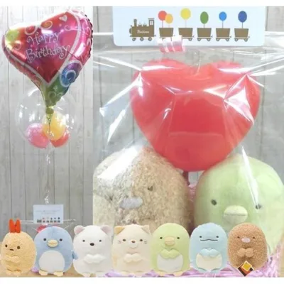バルーン すみっコぐらし 電報 発表会 結婚式 誕生日 プレゼント サプライズ サンエックス 入学 卒業 入園 すみっこ 女の子 お祝い 人気 ちいかわ