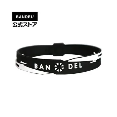 バンデル BANDEL ブレスレット クロス ブラック×ホワイト cross bracelet BlackxWhite ブーステック メンズ レディース ペア スポーツ シリコン