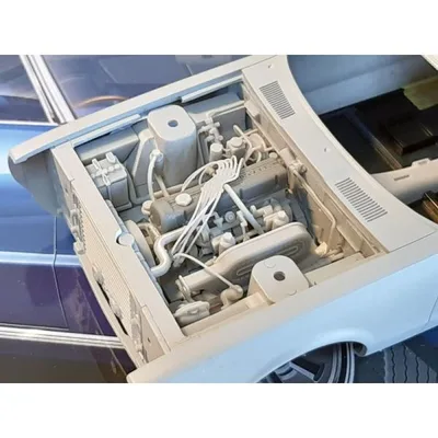 臓物箱 24L20S 1/24 ニッサン スカイライン HT 2000GT-X (KGC110) 1972 エンジンパーツセット ディテールアップパーツ ニュースクラッチ