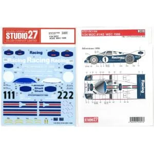 1/24 962C #1#2 WEC 1986 H社1/24porsche962C対応