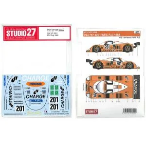 1/24 マツダ 767 #201 WEC Fuji 1988 H社 1/24 MAZDA 767B スタジオ27デカール ST27-DC1228