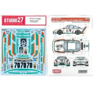 1/20 935 "VAillant"#70 DRM 1977 T社1/20対応 スタジオ27 ST27-DC1248