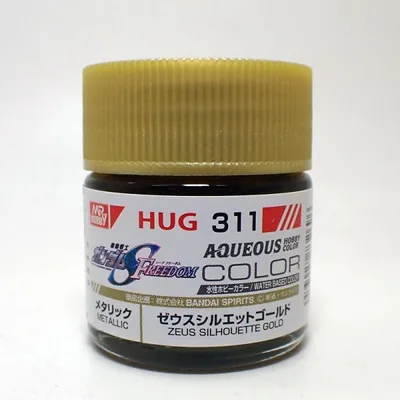HUG311 水性ホビーカラー ゼウスシルエットゴールド 10ml GSIクレオス ガンダムSEED FREEDOM プラモデル 塗料 塗装
