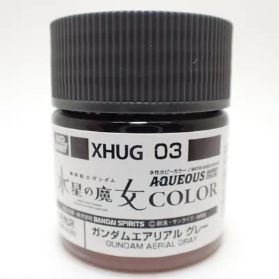 ガンダムエアリアル グレー 水星の魔女シリーズ 10ml GSIクレオス 水性ガンダムカラー XHUG03 プラモデル 塗料 塗装
