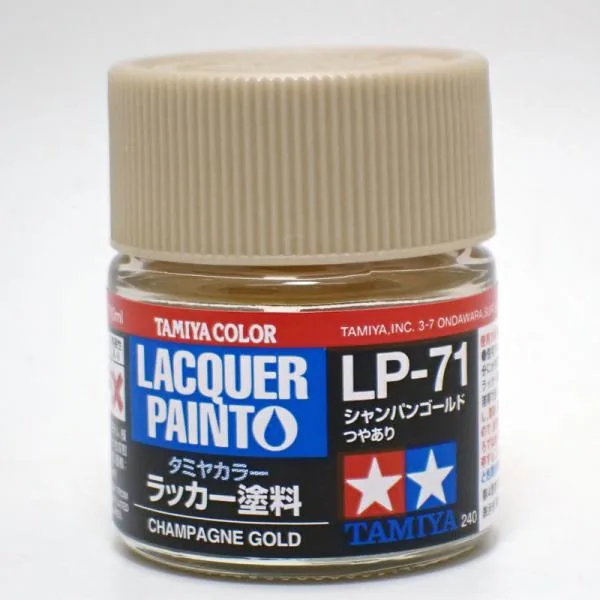 LP-71 シャンパンゴールド タミヤカラー ラッカー塗料 Item82171