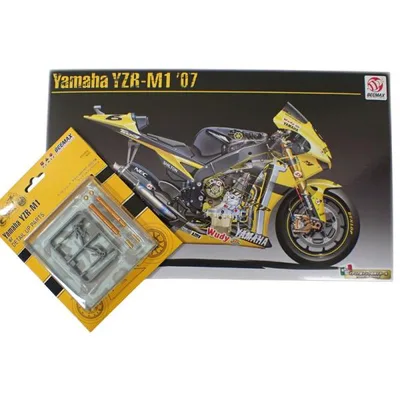 【送料無料 専用ディテールパーツ付属】1/12 ヤマハ YZR-M1 2007 プラッツ/BEEMAX プラモデル BX13002