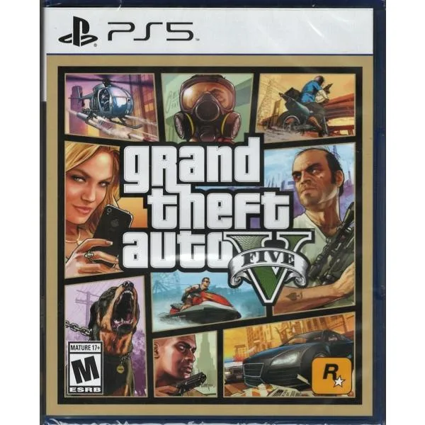 Grand Theft Auto V - PlayStation 5 北米版 PS5 プレイステーション5 海外版ソフト
