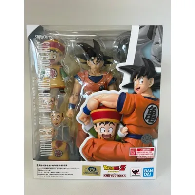 【中古】S.H.フィギュアーツ 孫悟空&孫悟飯-幼年期-&筋斗雲