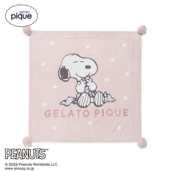 【正規販売店】ジェラートピケ gelato pique PEANUTS KIDS スムーズィーブランケット PKGG262630 スヌーピー ピーナッツ ベビー 出産祝い 男の子 女の子 ギフト