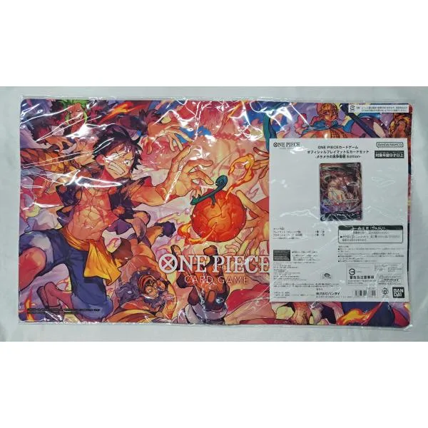 Unopened Official Playmat Mera Mera's Real Battle Edition One Piece ONE PIECE Card Game