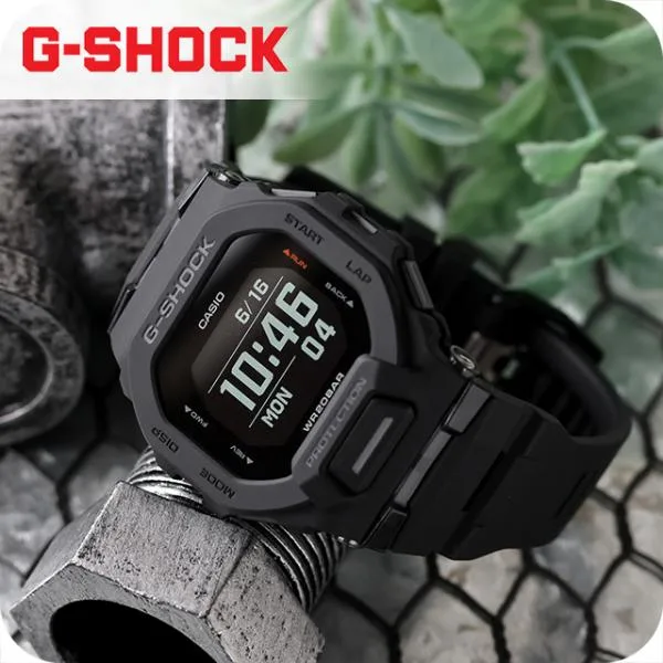 G-SHOCK Gショック ジースクワッド メンズ 腕時計 GBD-200-1DR CASIO カシオ オールブラック 黒