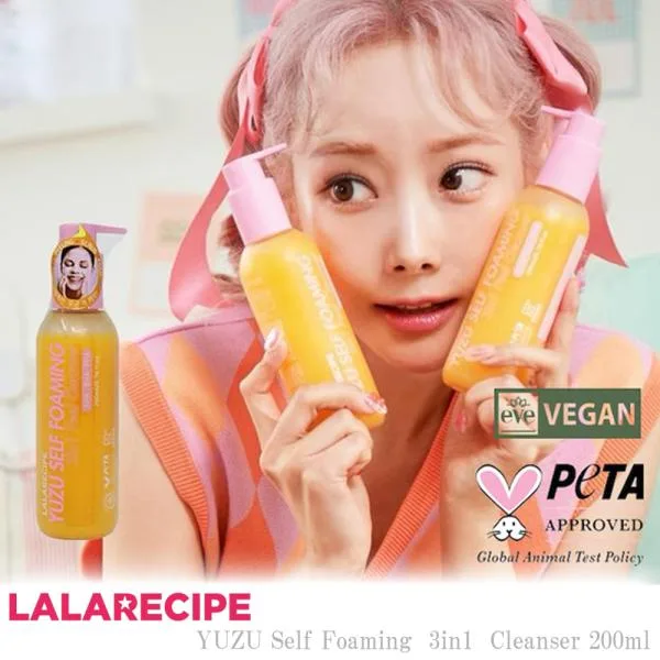 100円OFFクーポン LALARECIPE ララレシピ ユズ セルフフォーミング 3in1 クレンザー 200ml
