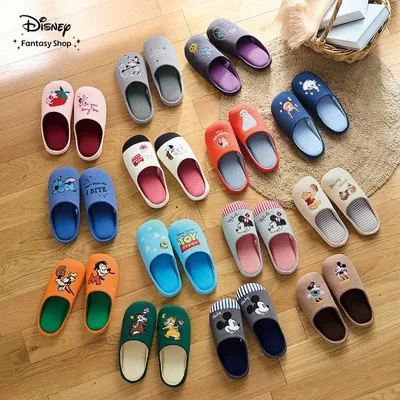 スリッパ ルームシューズ 室内 低反発 ウレタン 来客用 もっちり Disney ディズニー キャラクター かわいい 洗える ウォッシャブル おしゃれ 新生活 ハロウィン