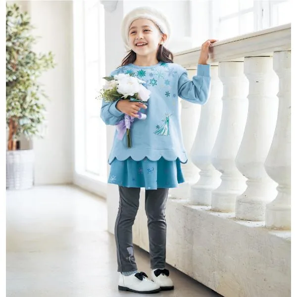 スカッツ スカート パンツ 子供 キッズ ガールズ 女の子 Disney ディズニー キャラクター かわいい 選べる 90 100 110 120 130 140 おしゃれ