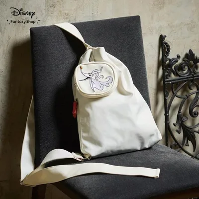 ショルダーバッグ ボディバッグ バッグ カバン かばん ディズニー Disney キャラクター ゼロ ミニポーチ付き 刺繍デザイン 2WAY カジュアル おしゃれ ハロウィン