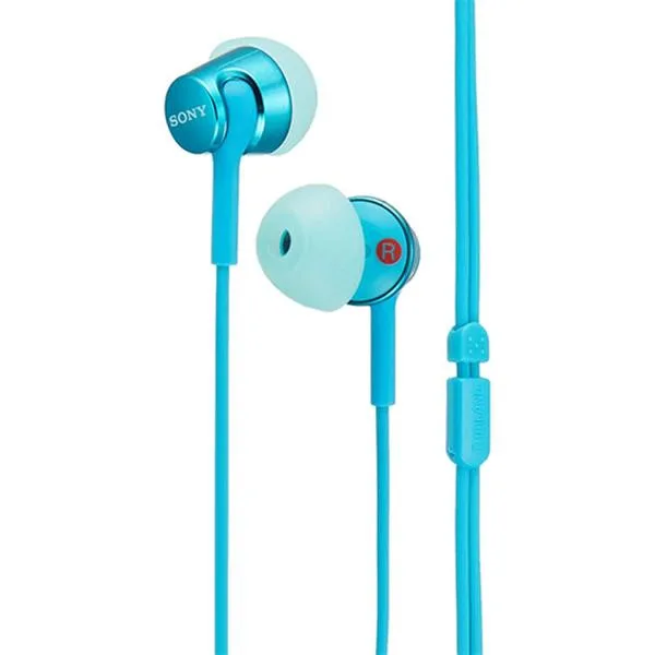 ソニー MDR-EX155 L ダイナミック密閉型カナルイヤホン ライトブルー SONY