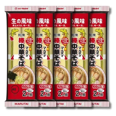 5個セット マルタイ 棒中華そば ラーメン 172g 2人前 インスタント 即席めん
