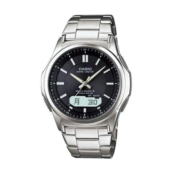 カシオ WVA-M630D-1AJF シルバー 腕時計 ウェーブセプター 電波ソーラー CASIO