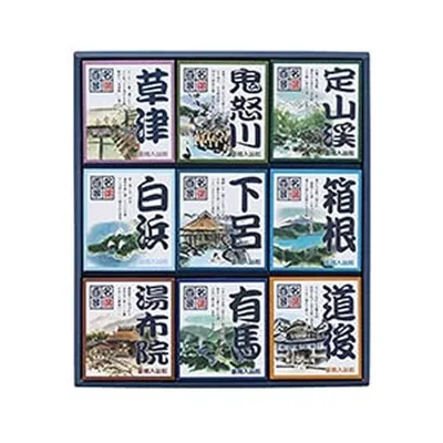 五洲薬品 名湯百景 入浴剤 25g×30包 温泉成分入り 個包装詰め合わせ お中元 お歳暮 父の日 母の日 敬老 お祝い
