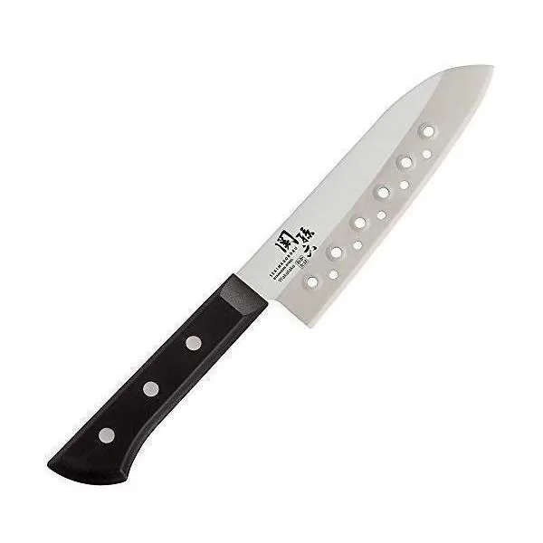貝印 AB-5419 関孫六 三徳包丁 穴あき わかたけ