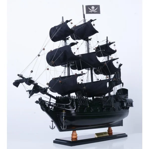 帆船模型 完成品 木製 カリビアンパイレーツ ブラックパール号 全長 47cm インテリア T358 black Pearl