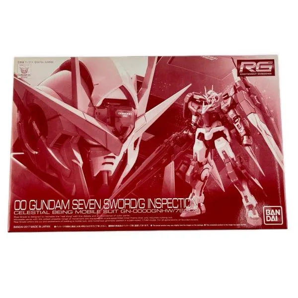 BANDAI バンダイ RG 1/144 ダブルオーガンダム セブンソード/G インスペクション