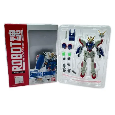 BANDAI バンダイ ROBOT魂 -ロボット魂-〈SIDE MS〉GF13-017NJ シャイニングガンダム 「機動武闘伝Gガンダム」 フィギュア 開封品 やや傷や汚れあり