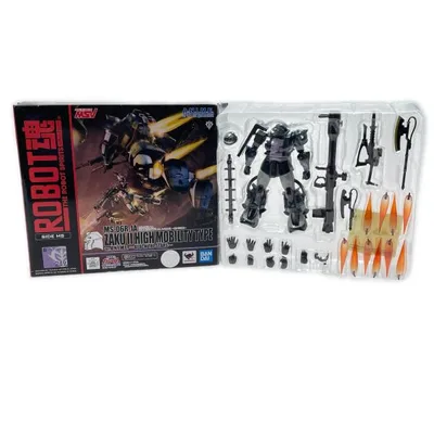 BANDAI バンダイ ROBOT魂 〈SIDE MS〉 MS-06R-1A 高機動型ザクII ver. A.N.I.M.E.〜黒い三連星〜 フィギュア 開封品 やや傷や汚れあり