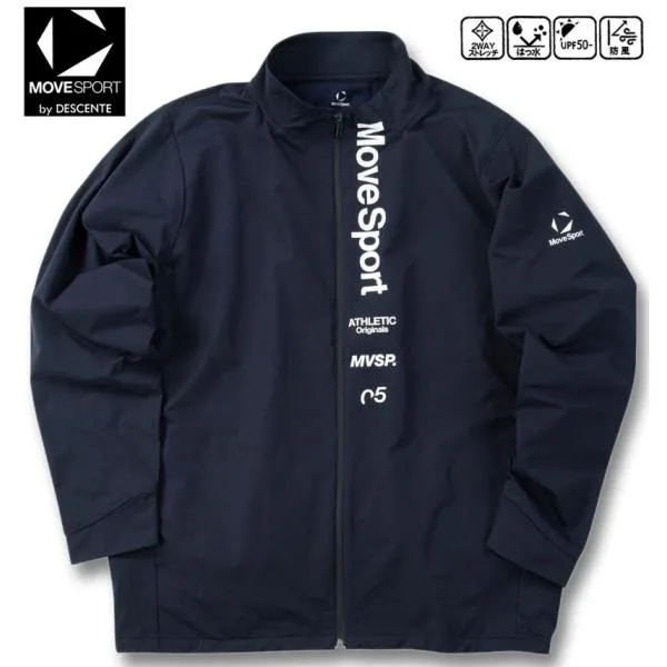 大きいサイズ メンズ MOVESPORT ムーブスポーツ スタンド ストレッチクロス ジャケット 3L 4L 5L 6L