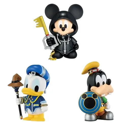 一番くじ KINGDOM HEARTS -25th Anniversary- C賞 デスクトップフィギュア 全3種セット◆新品Ns