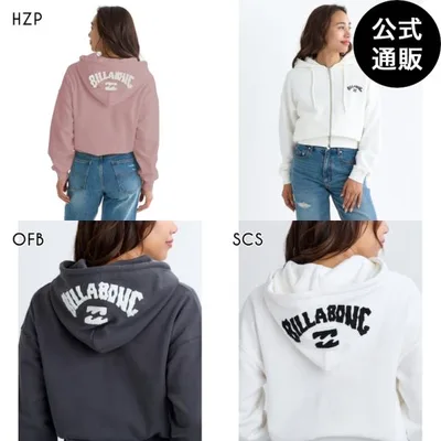 (1日-31日はボーナスストア+4%)OUTLET 送料無料 (公式)ビラボン レディース HOOD LOGO ZIP PARKA パーカー LOOSE CROPPED 2025年秋冬モデル