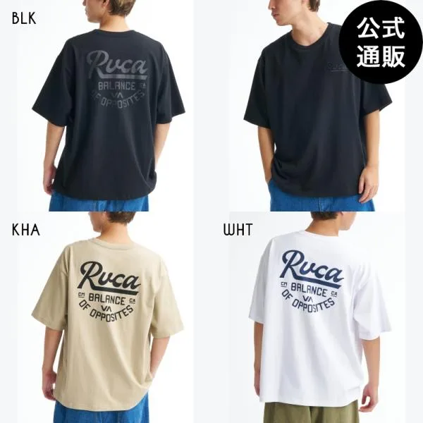 (1日-31日はボーナスストア+4%)OUTLET 送料無料 (公式)ルーカ メンズ SCRIPT SEALED SS Tシャツ 2026年春夏モデル 全3色 S/M/L/XL rvca