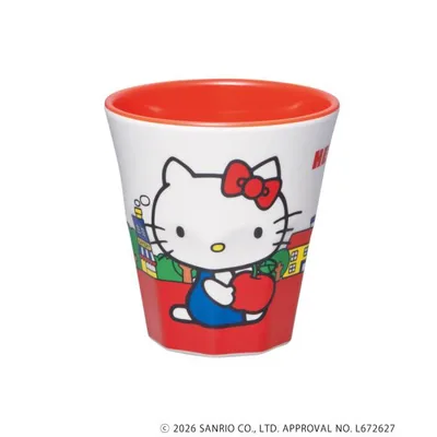 サンリオ キャラクターズ メラミンカップ コップ 食器 割れにくい 270ml 耐熱 キティ キキララ マロンクリーム パティ&ジミー ペックル 子供 うがい プレゼント