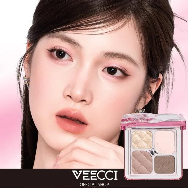 VEECCI(ヴィーチ) クラシック4色アイシャドウパレット