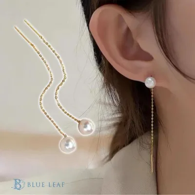 ピアス パール 揺れる アメリカンピアス ニッケルフリー サージカルステンレス ステンレス 18金コーティング 18K デザイン 大人可愛い 低アレルギー ゴールド