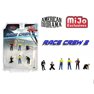 アメリカンジオラマ 1/64 フィギュアレースクルー II American Diorama Figures Race Crew II
