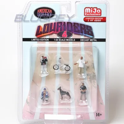 アメリカン ジオラマ 1/64 フィギア ローライダーズ 4 American Diorama Figure Lowriders 4 Mijo限定
