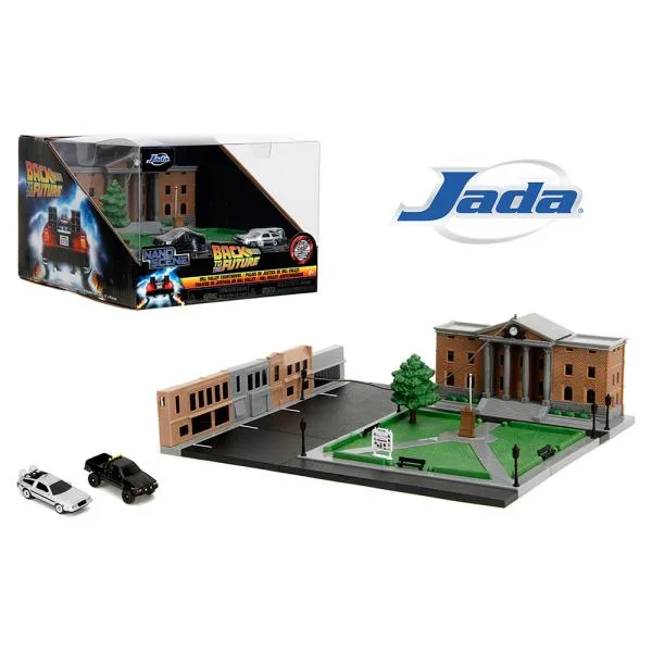 JADA TOYS ナノシーン バックトゥザフューチャー ヒルバレー コートハウス Jada Nano Scene Back to the Future ジオラマ