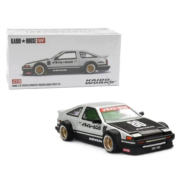 Kaido House x Mini GT 1/64 Toyota AE86 スプリンタートレノ Kaido Street V2 Sprinter Trueno