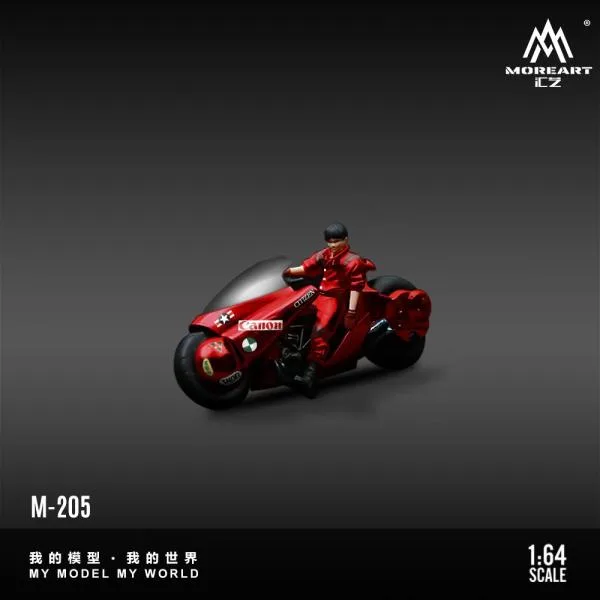 MoreArt 1/64 アキラ バイク & フィギュア Akira Motorcycle Red Figure