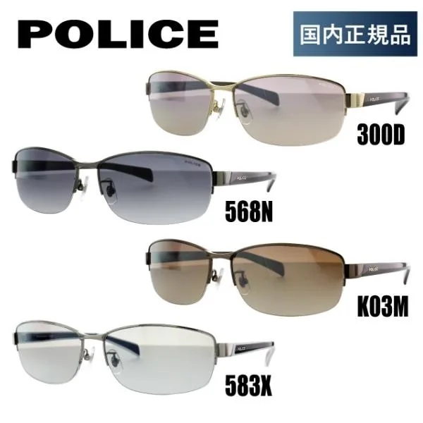 ポリス サングラス 国内正規品 メンズ レディース POLICE SPL272J 300D/568N/K03M/583X 60 アジアンフィット ユニセックス 度付き対応 プレゼント