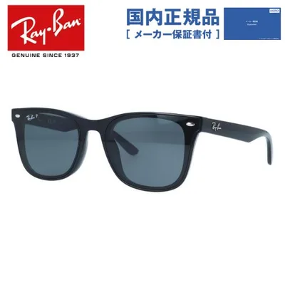 レイバン サングラス 偏光 フラットレンズ アジアンフィット Ray-Ban RB4391D 601/81 65 ウェリントン ユニセックス メンズ レディース 国内正規品