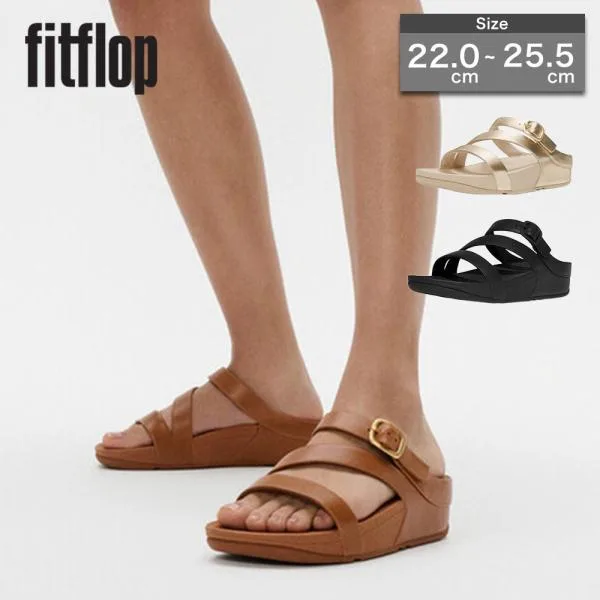 【SALE】fitflop フィットフロップ SKINNY II レディース スライドサンダル レザー 軽量 JH6