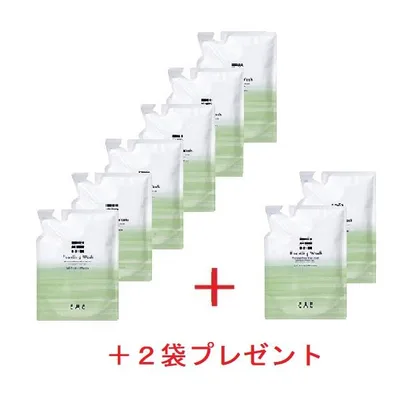 CAC化粧品 フォーミングウォッシュ 400ml入レフィル6袋セット (+レフィル2袋プレゼント)
