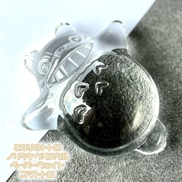 ジブリ グッズ となりのトトロ ノリタケ クリスタル ペーパーウェイト 駒トトロ LMG/95076 スタジオジブリ ギフト キャラクター ととろ totoro Noritake のり…
